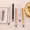 Universal Capacitive Touch Pen with Round Disc for Drawing and Editing - Light Luxury Gift with Custom Logo