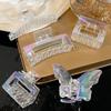 Mermaid Princess Hairpin Fashion Girl's Transparent Advanced Sense Dazzling Pearly Grab Clip Hair Clip Hair Accessories