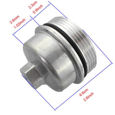 55593189 Car Aluminum Engine Oil Cooler Filter Cap Fit for Chevy Chevrolet Cruze Sonic Trax Buick Encore 1.4L 55353325 5650963