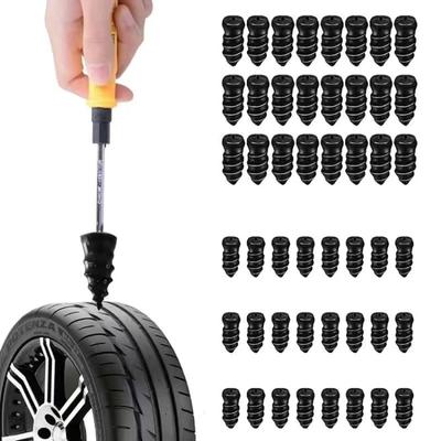 10/20/30pcs Vuoto Riparazione Pneumatici Chiodo Viti Per Puntura Dei Pneumatici Moto Set di Montaggio Tubeless Ruota Riparazioni Forature Kit Toppe e Stemmi per Auto