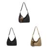 Vintage Retro Pu Tote Bag With Top Zip Closure For Daily Casual Use