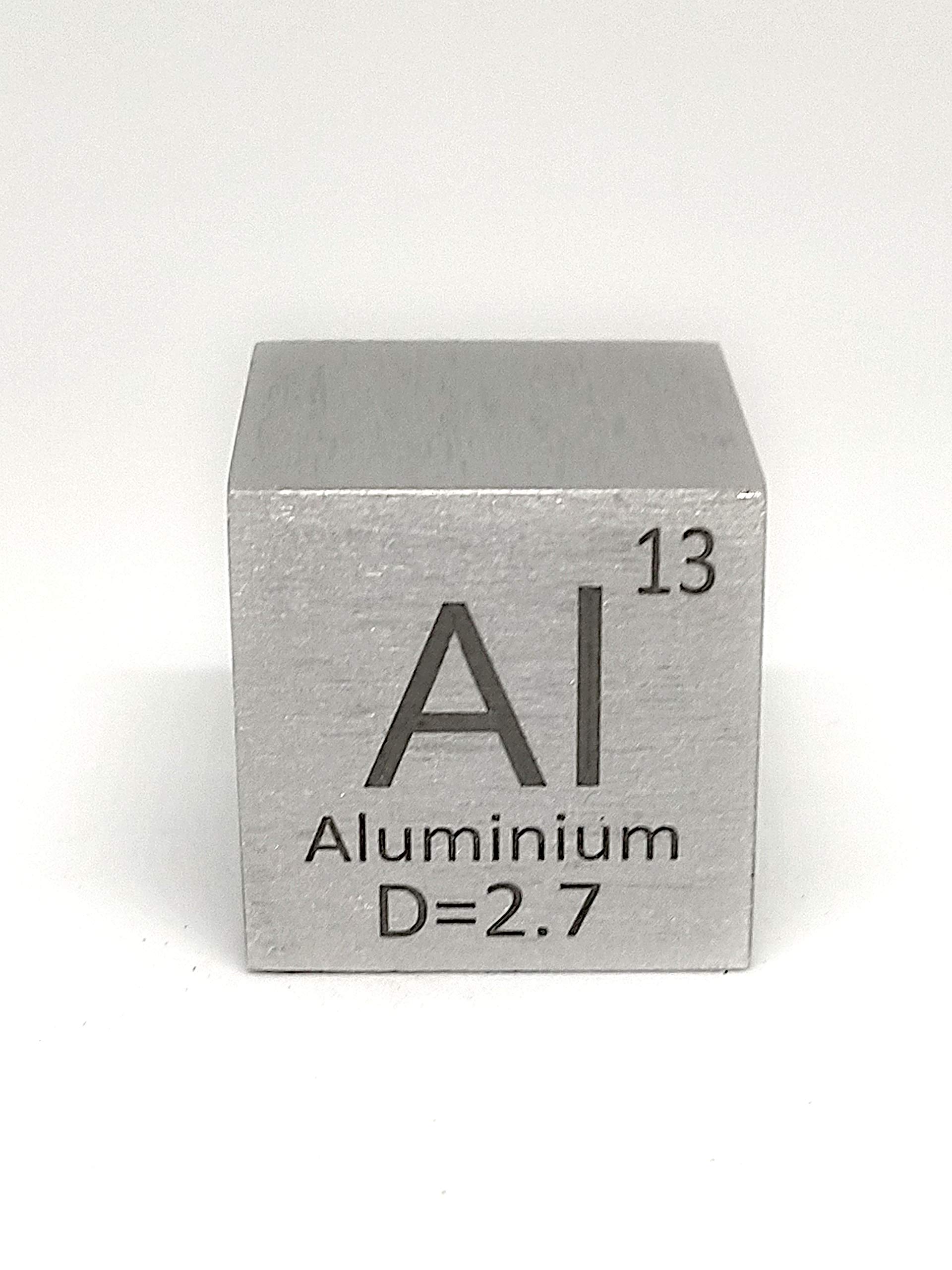 Elemental Aluminum marking normal specimen (25mm cube, A, face)