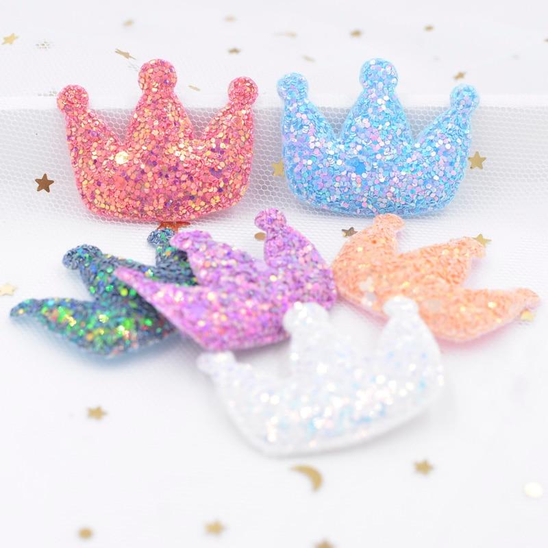 

12 шт. блестящие мягкие нашивки с блестками, аппликации в виде короны для рукоделия, принадлежности для шитья одежды, заколки для волос «сделай сам», аксессуары