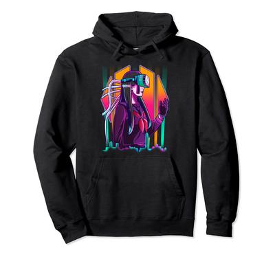 VR Virtual Reality  Vaporwave Retro Pastel Goth Otaku Anime Hoodie