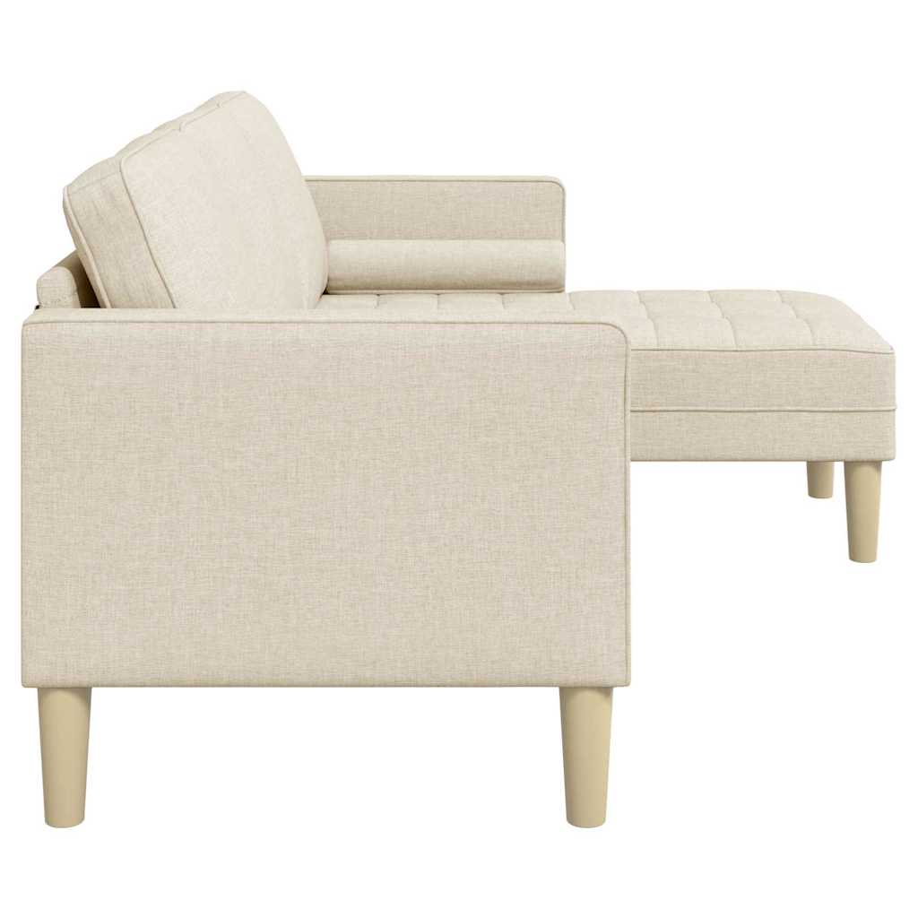 Sofa Set with Cushions Linen Polyester