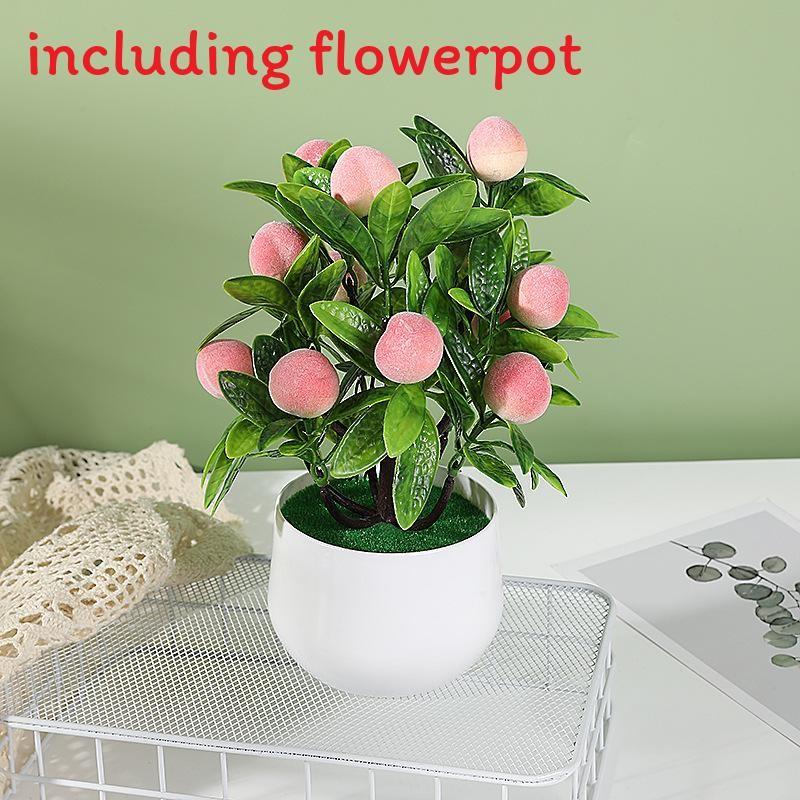 Artificial Plant Decoration With Plastic Craft For Home Office Decor