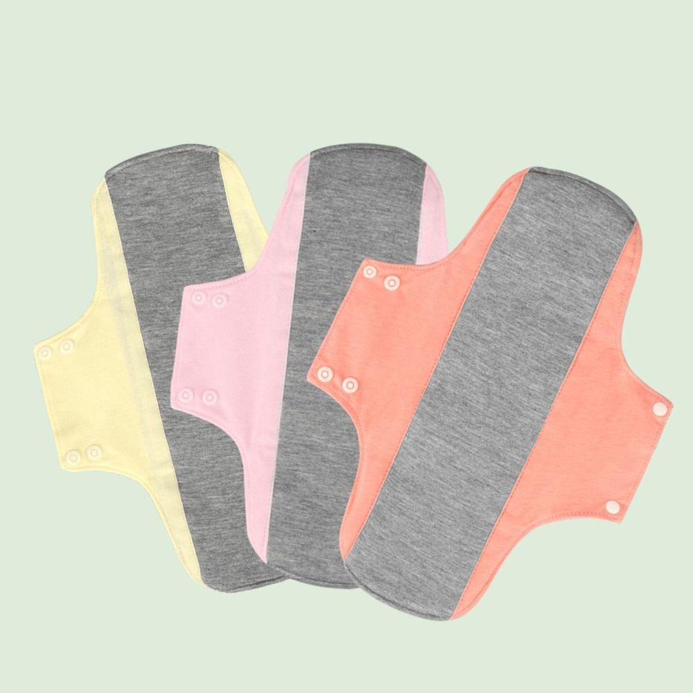 3Pcs Reusable Menstrual Cloth Pads Graphene Nursing Pad for Women Gasket Panty Liner Adult Elderly
