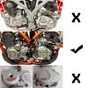 OTOM Motorcycle Clutch Cover Engine Protective Front Sprocket Cover Ignition Cover for ZONGSHEN CB250-F Engine AVANTIS KAYO BSE