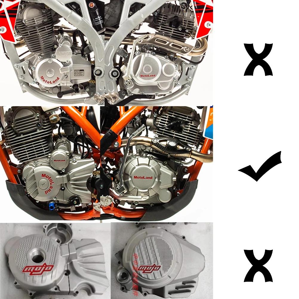 OTOM Motorcycle Clutch Cover Engine Protective Front Sprocket Cover Ignition Cover for ZONGSHEN CB250-F Engine AVANTIS KAYO BSE