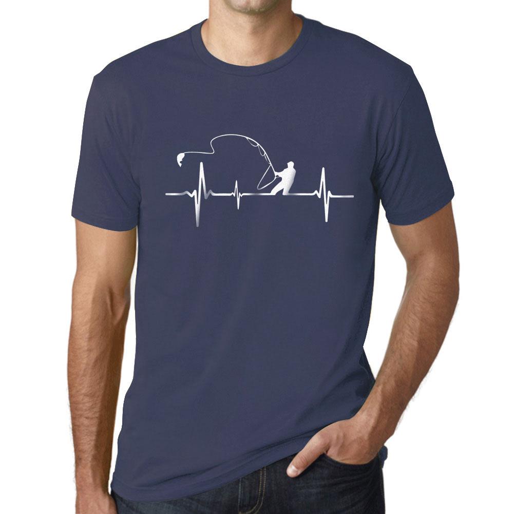 Ultrabasic Homme Graphique Pecheur Pulsation Imprime Lettres T-Shirt