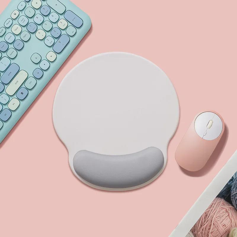 Tapis de Souris Repose-Poignet en Mousse à Mémoire de Silicone pour Filles - Épaissi pour le Bureau et le Gaming