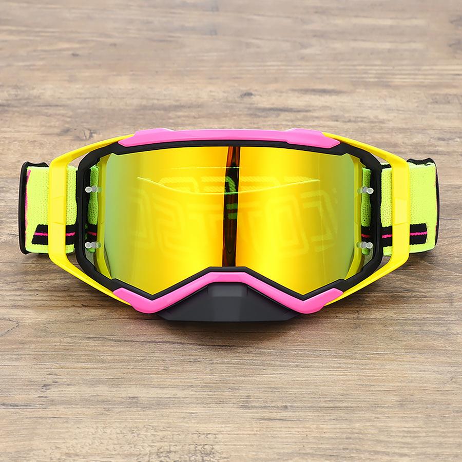 Motorcycle goggles for outdoor riding, windproof, sandproof, dustproof helmet goggles, sports glasses