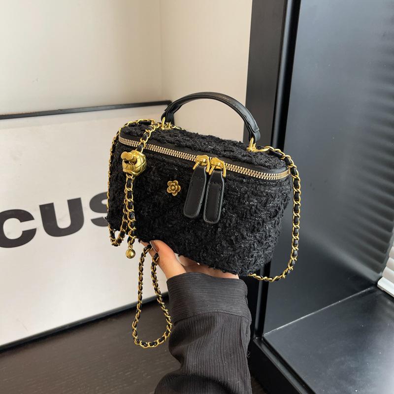 Rhombus Chain Handbag Bag Women's Autumn and Winter New Trendy Shoulder Messenger Bag Niche Versatile Small Square Bag