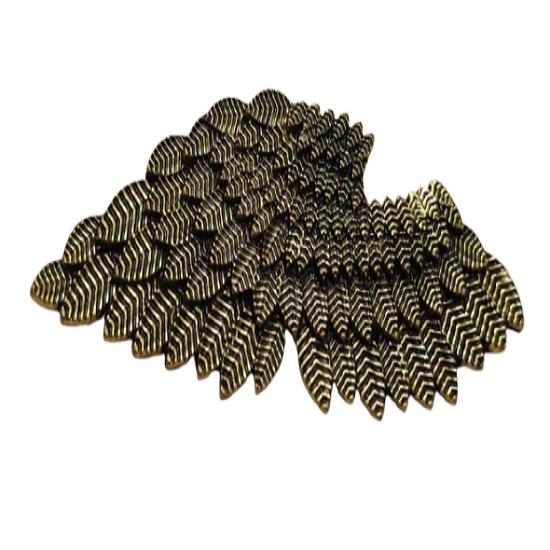 @ Luxury Gold Leaf Crystal Brooch UKU157-80%OFF