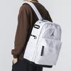 Jordan Studenten Rucksack Polyester Lässig Großer Unisex Rucksack Weiß Sternenhimmel JD2133032GS-008