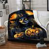 1pc Halloween, witch Throw Blanket Soft Flannel, Cozy All Season Polyester Perfect for Home, Office
