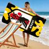 Japan JAF Print Beach Towel, Large Soft Quick Dry Towel for Beach Camping Swimming