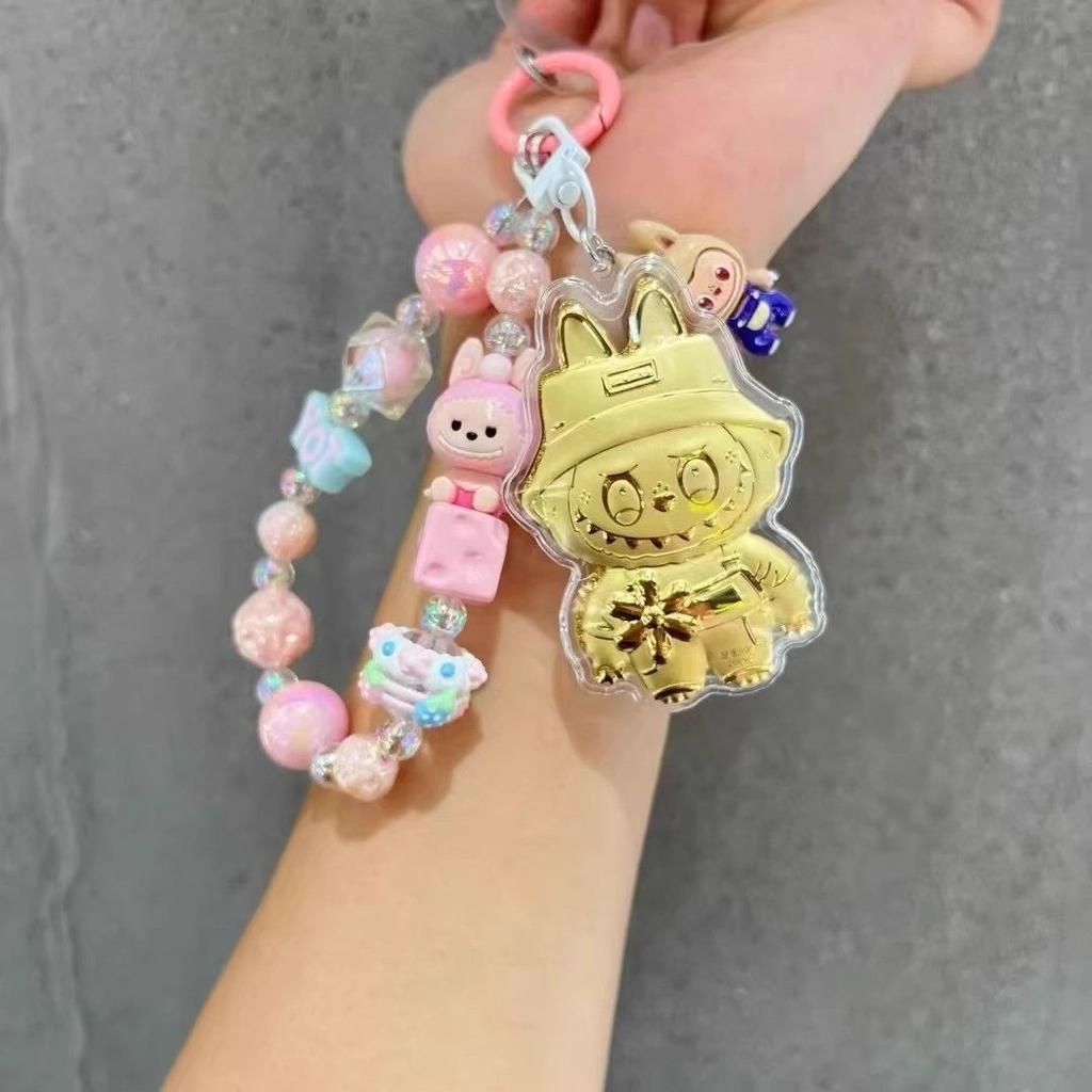 Mobile Pendant Labubu Bag Keychain Labubu Pendant Cute Cartoon Bag Pendant Gift for Girlfriend