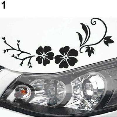 Abnehmbarer, reflektierender Blumen-Motorhauben-Karosserie-Auto-Aufkleber, Fenster-Auto-Aufkleber