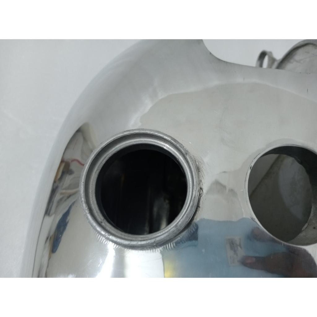 Vincent HRD Petrol Gas Tank With Knee Cushions Ident Chrome Steel |Fit For