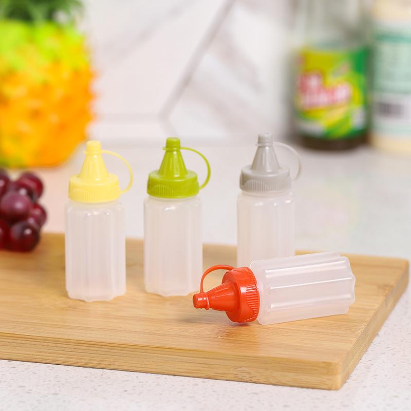Compact Thickened Plastic Sauce & Oil Dispenser Set