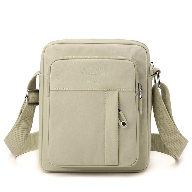Canvas einfache kleine Umhängetasche Herren Umhängetasche einfache lässige Werkzeugtasche Messenger Bag Herren Mehrfachfächer Herren Tasche