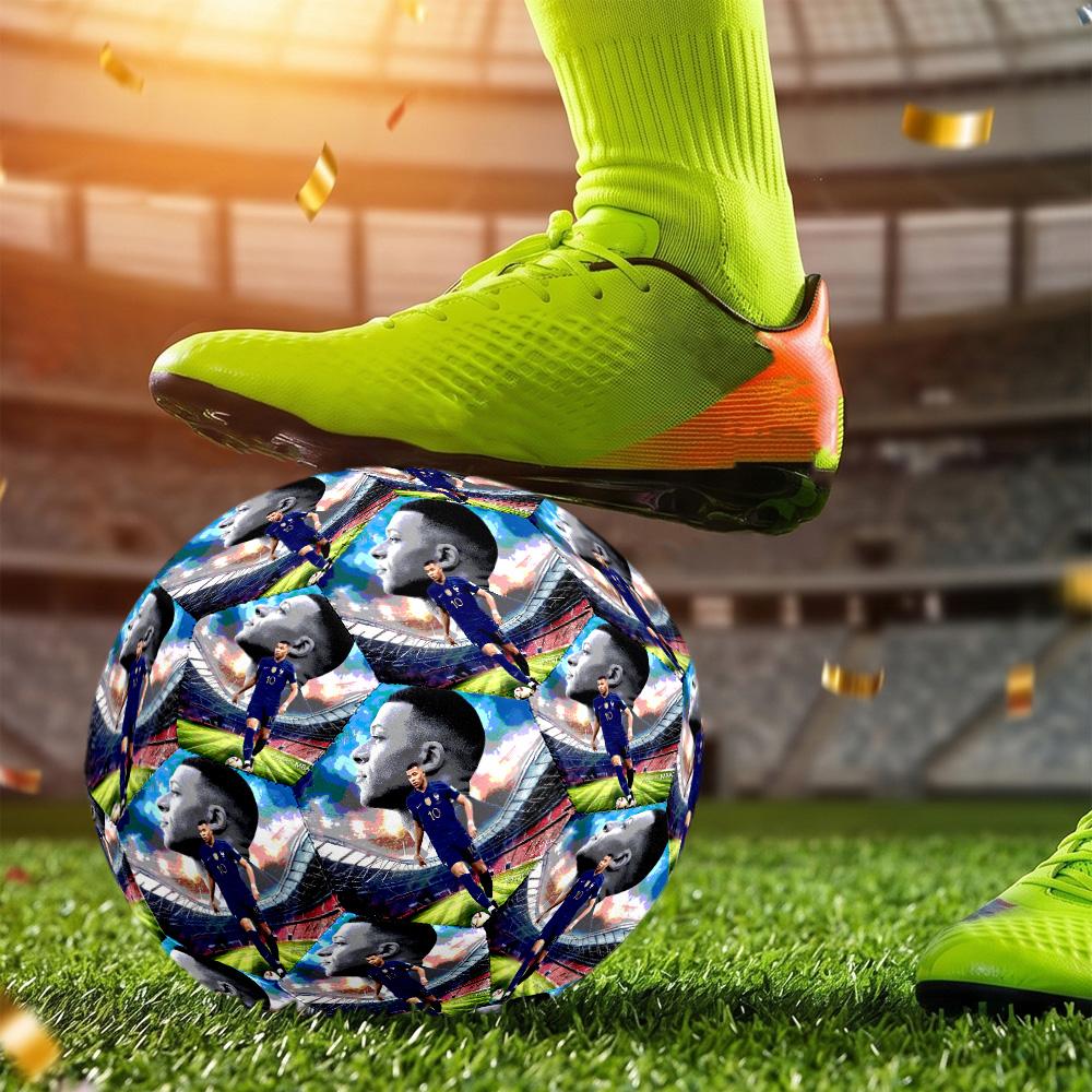Mbappé Soccer Ball Size 5 Football Machine-Stitched Indoor Outdoor Universal Football for Football Accessories