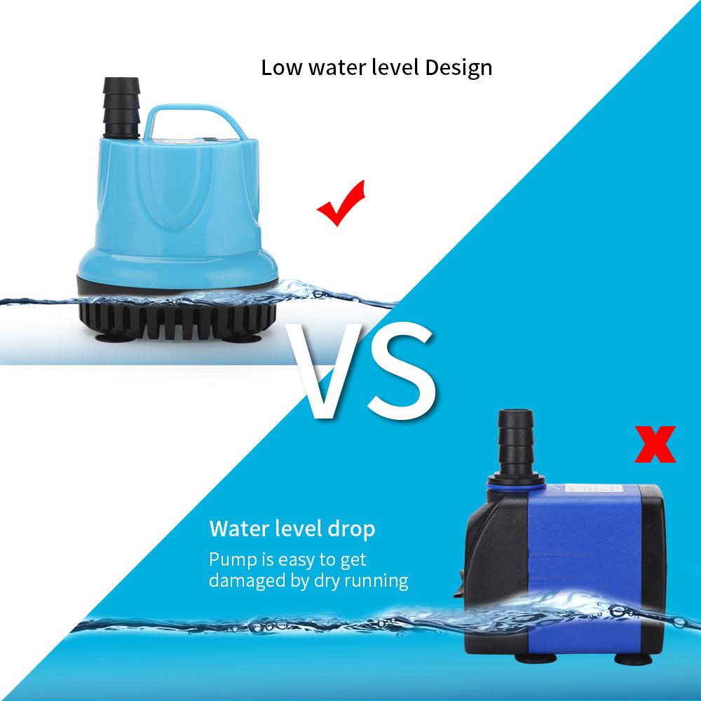Cross-Border Bottom Suction Aquarium Pump: Submersible Pump for Fish Tank Circulation, Filtration, and Water Changes