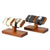 Oirlv Wooden Watch Holds 2 Display Photography Compatible with Qualified SM21502 Stand, Watches, Stand, Stand, High-End, Stylish, Invoices, (Dark