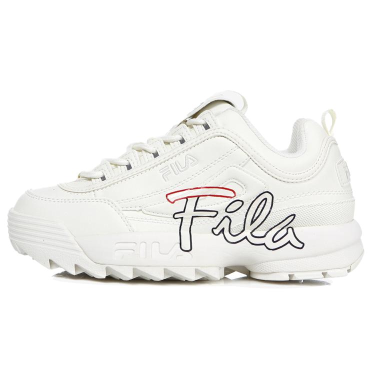 New FILA Disruptor 2 Low Top Clunky Shoes Cream 1FM00863_113