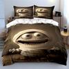 Funny cartoon mummy figure Print Bedding Set 1 Duvet Cover 2 Pillowcases for Adult and Children Luxury Gift Full Size