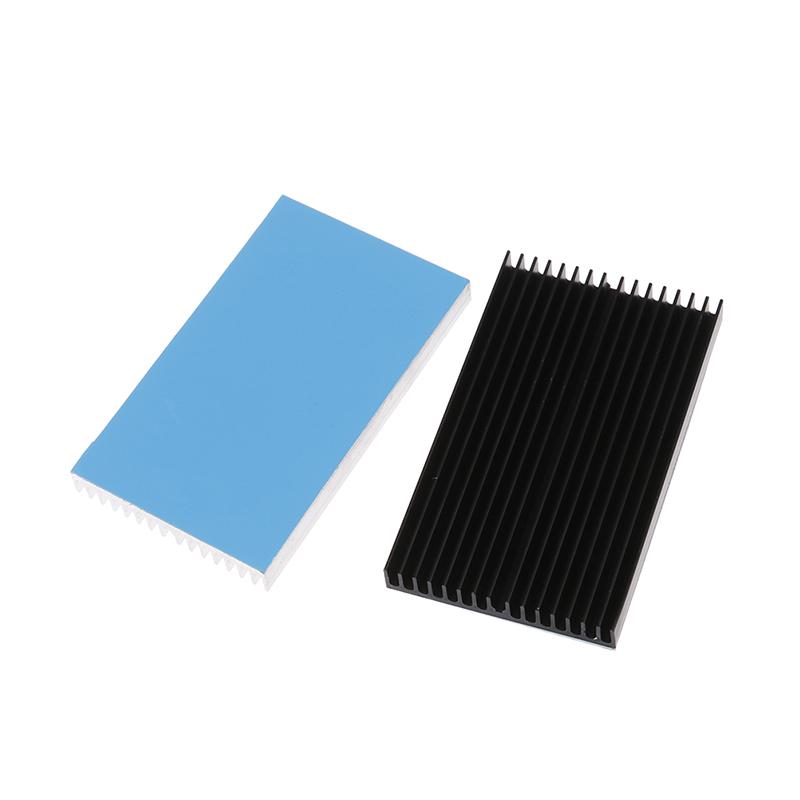 Kjøleribbe i aluminiumslegering 100 mm Kjølepute Led IC Chip Kjøler Radiator Kjøleribbe