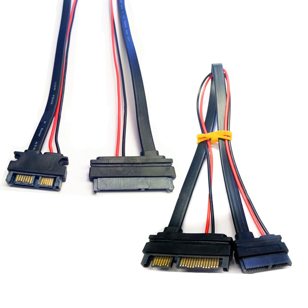 11.8" SATA Adapter Cable Cord Hard Drive Data Line for HDD SSD Optical Drive