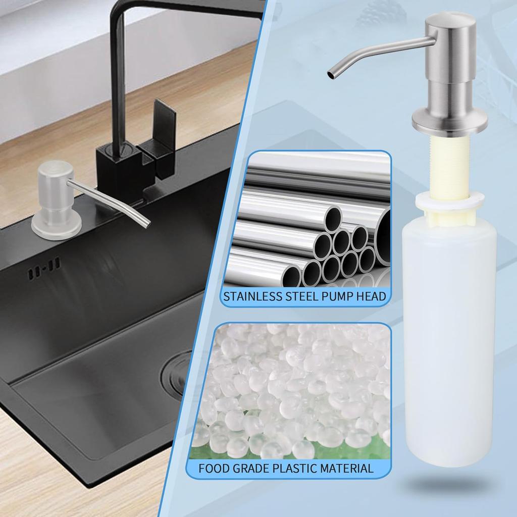 Soap Dispenser for Kitchen Sink Built In Kichen Sink Soap Dispenser Extension Tube Kit Or Bottle