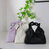 IELGY Korean Version One-Shoulder Portable Soft Leather High-End Drawstring Pleated Dumpling Bag Large Capacity All-Ma