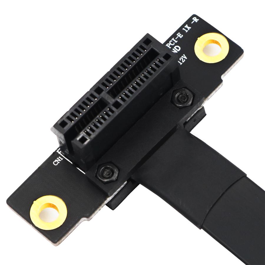 20cm PCI-E 1X To 1X Riser Card Flexible Extension Cable For Motherboard Adapter