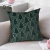 Throw Pillowcase Sequin Christmas Tree Pattern Hidden Zipper Closure Pillow Cover Bedroom Living Room Sofa New Year Party Decoration Cushion Cover