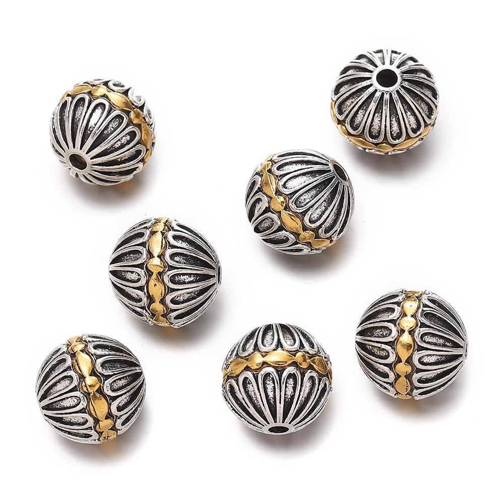 5pcs/lot Alloy Spacer Beads Metal Color Irregular Bead for DIY Jewelry Bracelet Necklace Making Findings Supplies Accessories