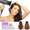 2000 W Hochgeschwindigkeits-Haartrockner, geräuscharm, schnelltrocknend, kalter, heißer Wind, geeignet für Heimsalons, Haarstyling-Tools, Pflege negativer Ionen