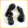 2Pcs Push-on Hose End Fittings AN4 AN6 AN8 AN10 AN12 Fuel Oil Cooler Hose Fitting 0 45 90 180 Degree Reusable Connection Adapter