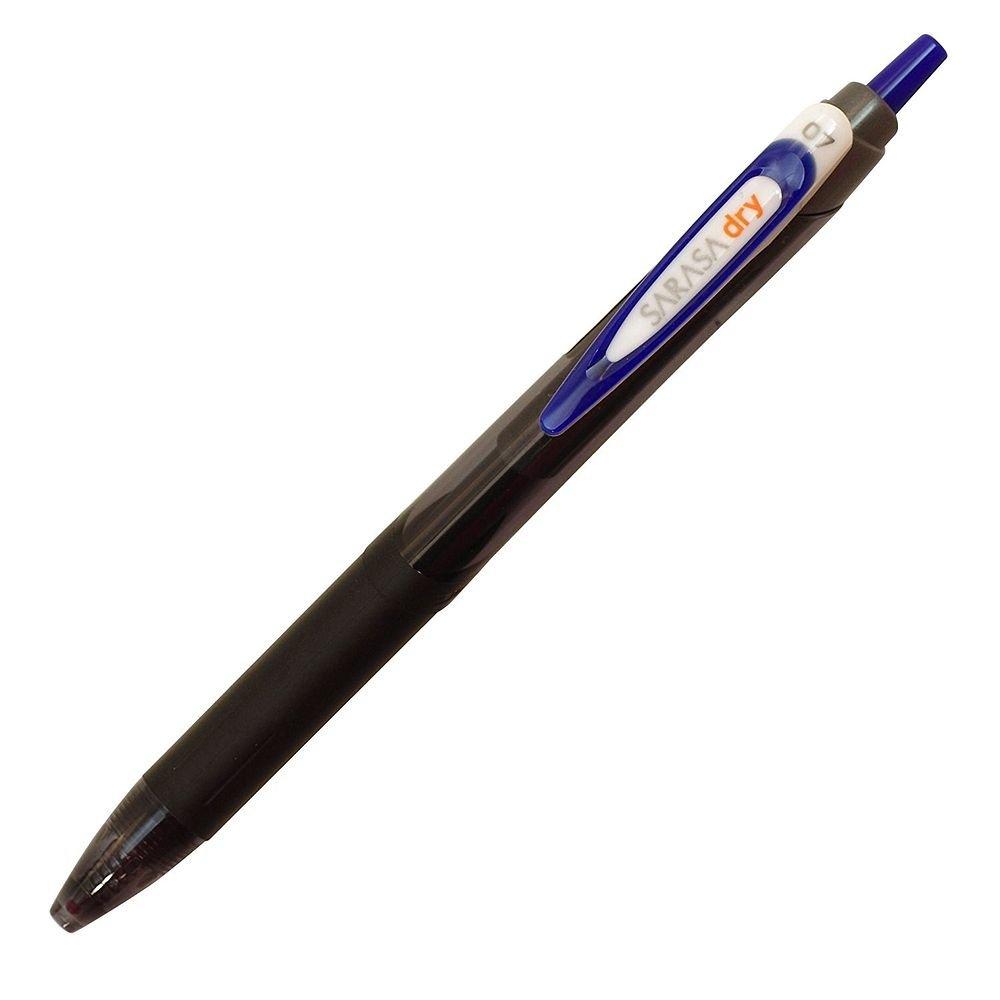 Zebra Sarasa Dry Gel Ink Ballpoint of Pen, 0.7mm, Blue, JJB31-BL (Pack 10)