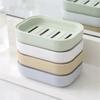 Neue Badezimmer Schüssel Platte Fall Hause Dusche Reise Wandern Halter Container Seife Box Kunststoff Seife Box Dispenser Seife Rack