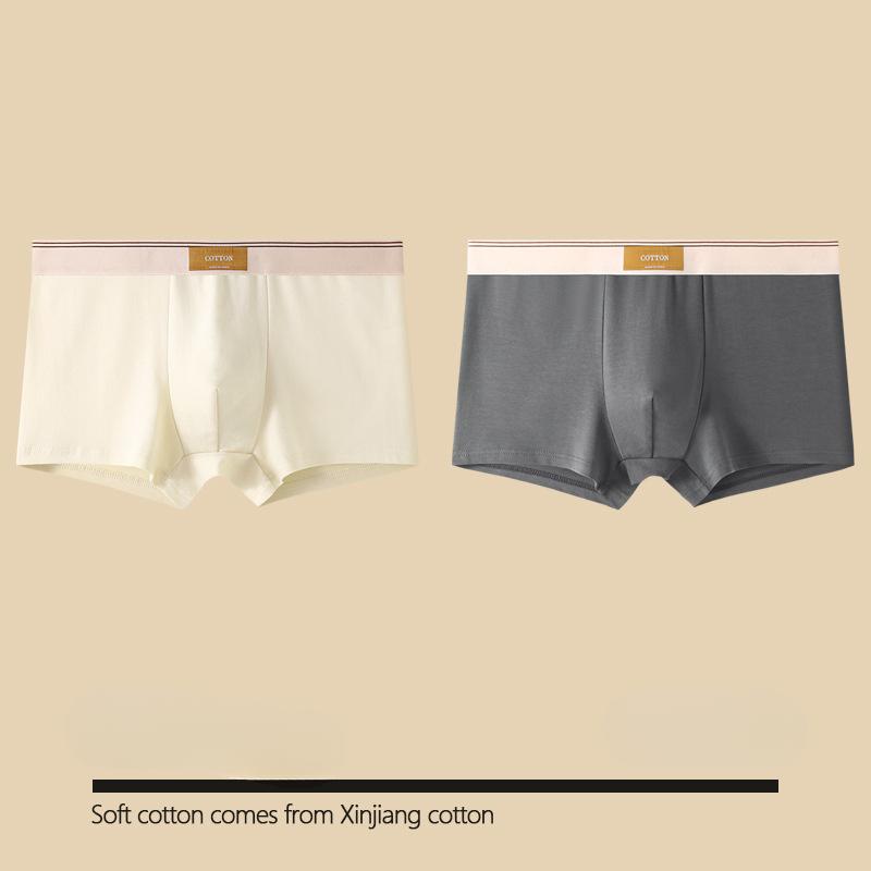 Herren Unterwäsche Hombre Slips Boxershorts Bequeme Atmungsaktive Baumwollunterwäsche Sexy Unterwäsche Einfarbige Boxershorts