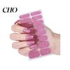 Nail Art Decal Glitter Polish Strips with File Easy Apply Remove Self Adhesive Women Strip Full Sticker Home Manicure DIY Decoration Wrap
