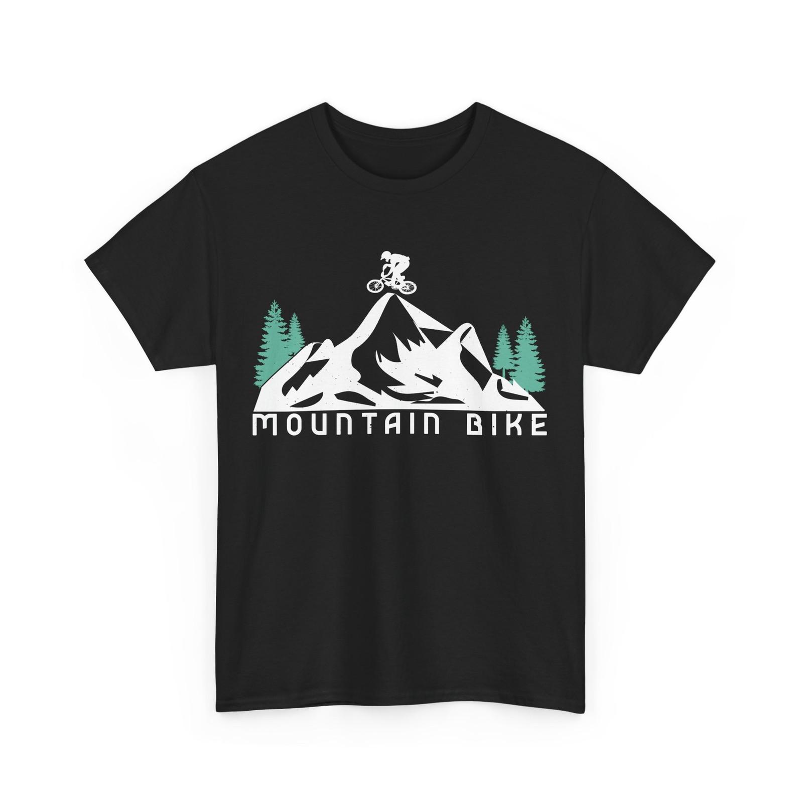 Mountain Bike T-Shirt, Biking Lovers MTB Biker Men Shirt S