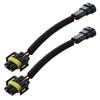 2pcs Car Headlamp H11 H9 H8 Extension Wiring Harness Replacement for Car Automotive Headlights Fog Lights