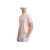 FILA Solid Color Breathable Casual Knit Polo Shirt Men tops Pink F51M421102F-LP