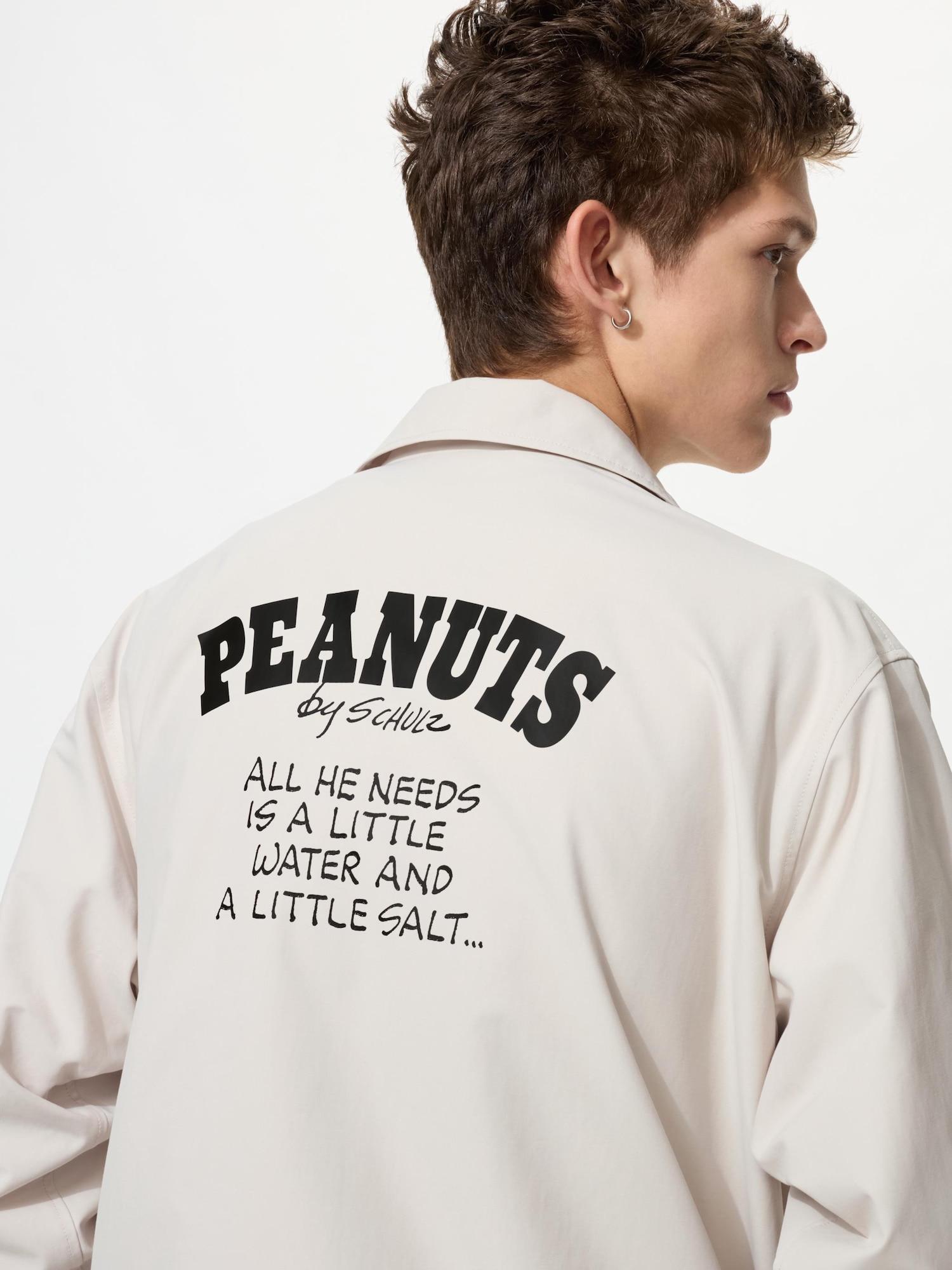 Куртка-коуч Uniqlo Peanuts 30 NATURAL/MEN S