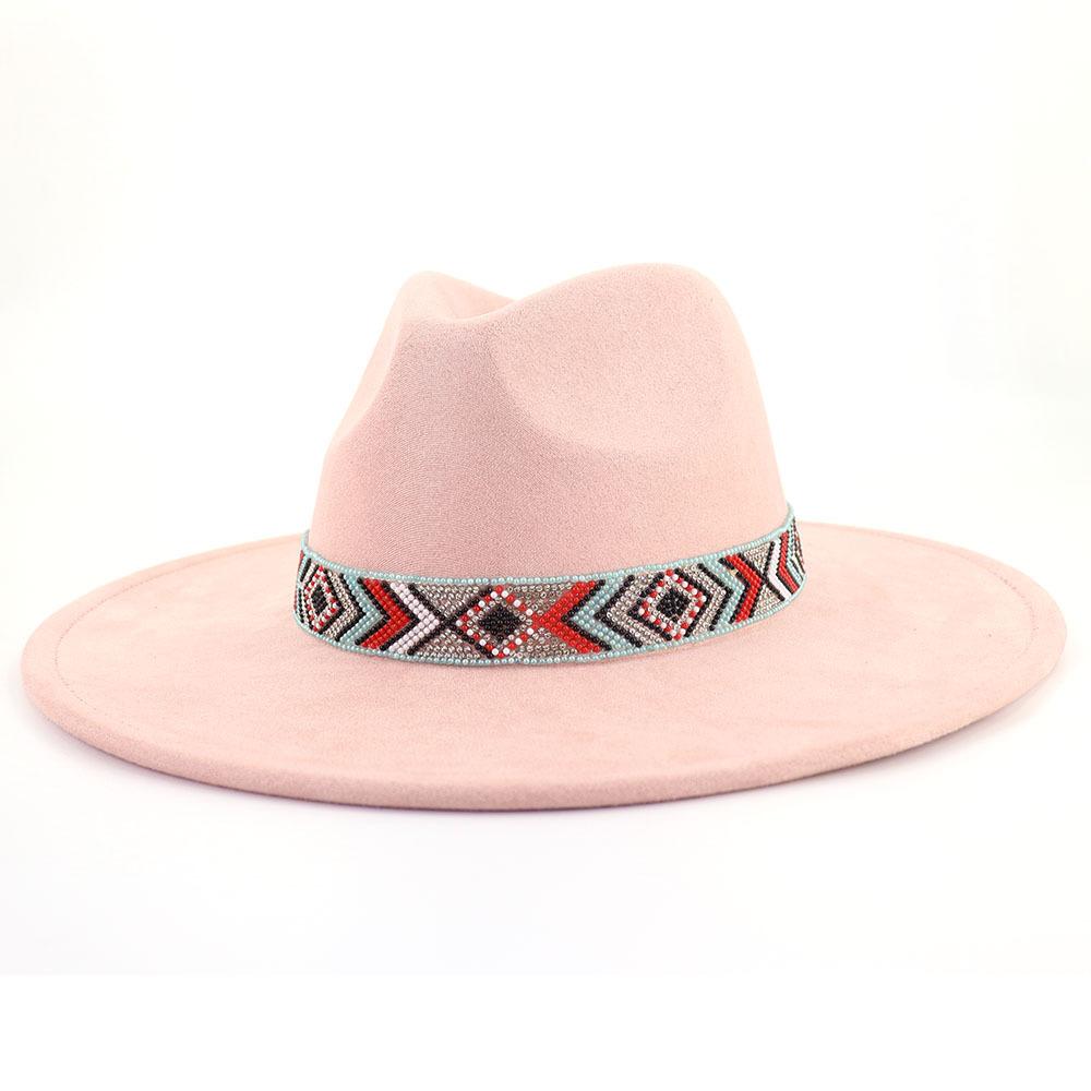Suede Fedora Hat Autumn Black Big brim Jazz Hat Suede 2023 Latest Wholesale Jazz Hat for Men and Women Fedora sombrero hombre