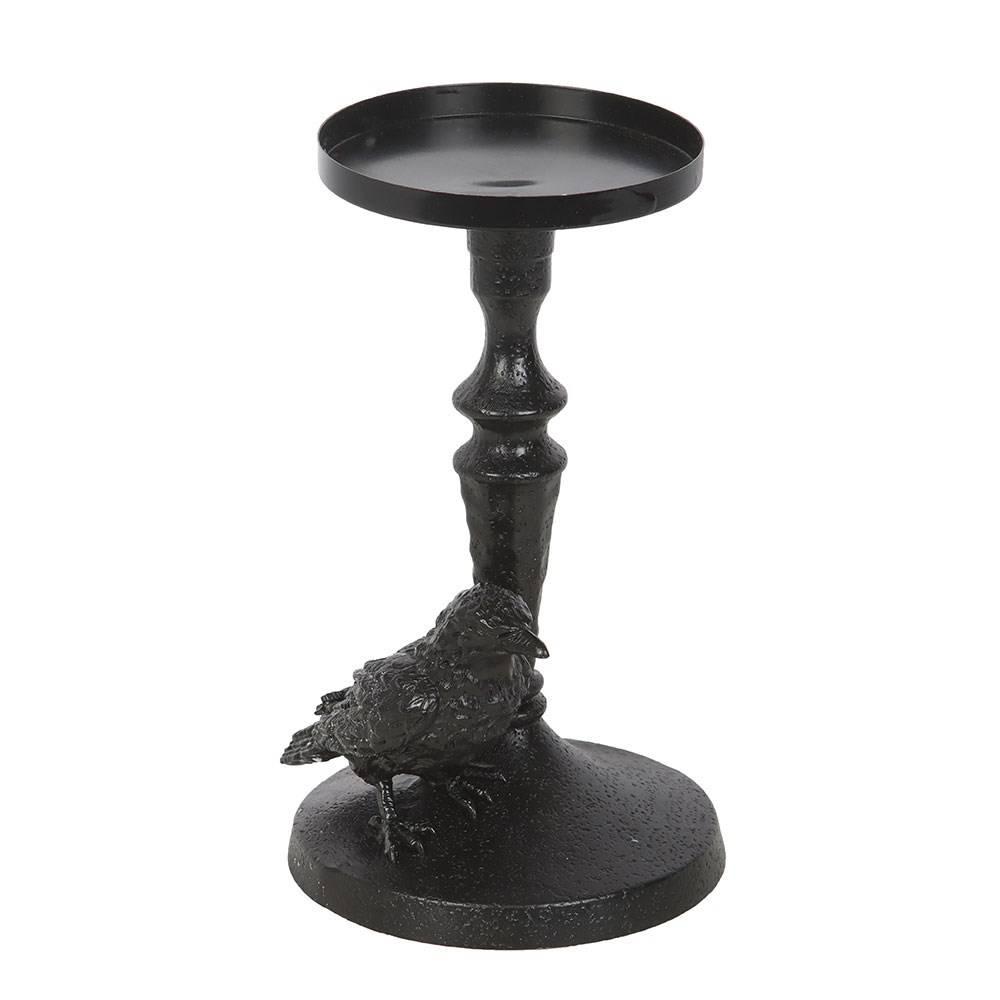 Something Different Pillar Mystic Raven Candle Holder